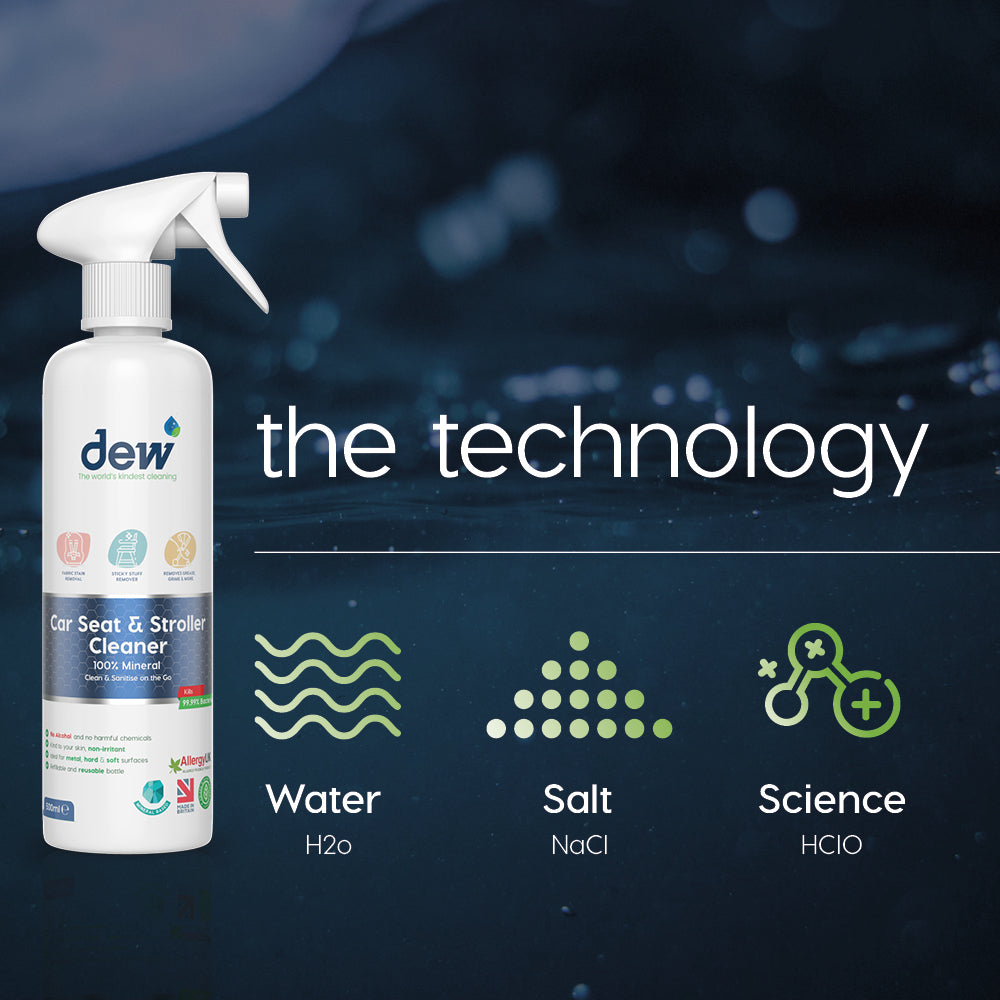 Dew Car Seat & Stroller Cleaner, 500ml (Exp 08/26)