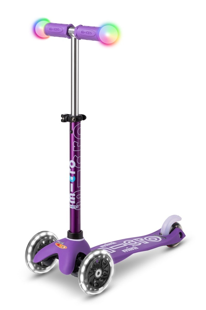 Micro Mini Deluxe Magic Scooter (LED on Wheels + Handles) (4 Colors) - Pupsik Singapore