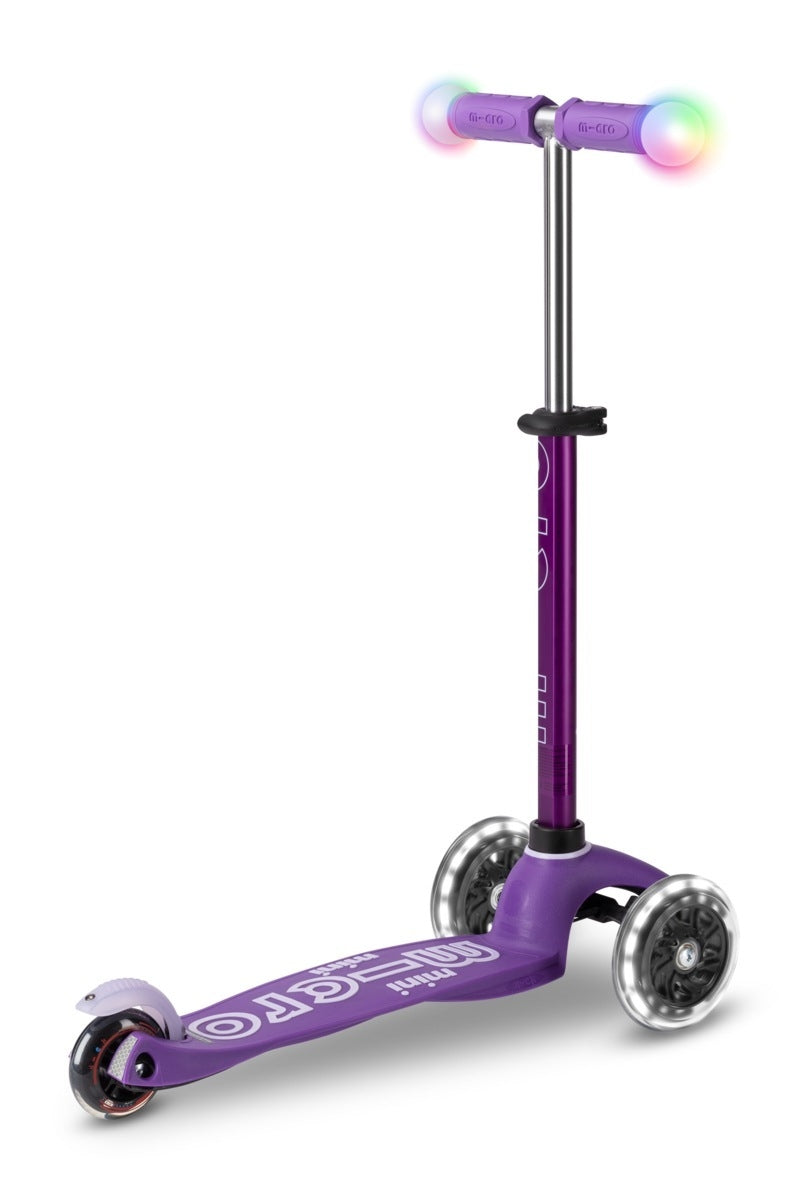 Micro Mini Deluxe Magic Scooter (LED on Wheels + Handles) (4 Colors) - Pupsik Singapore