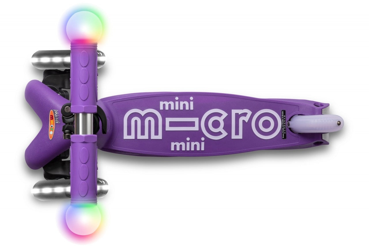 Micro Mini Deluxe Magic Scooter (LED on Wheels + Handles) (4 Colors) - Pupsik Singapore