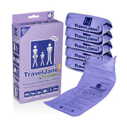 Travel Jane Disposable Urinal with Zip Resealable, 6-pack (TJ1T)
