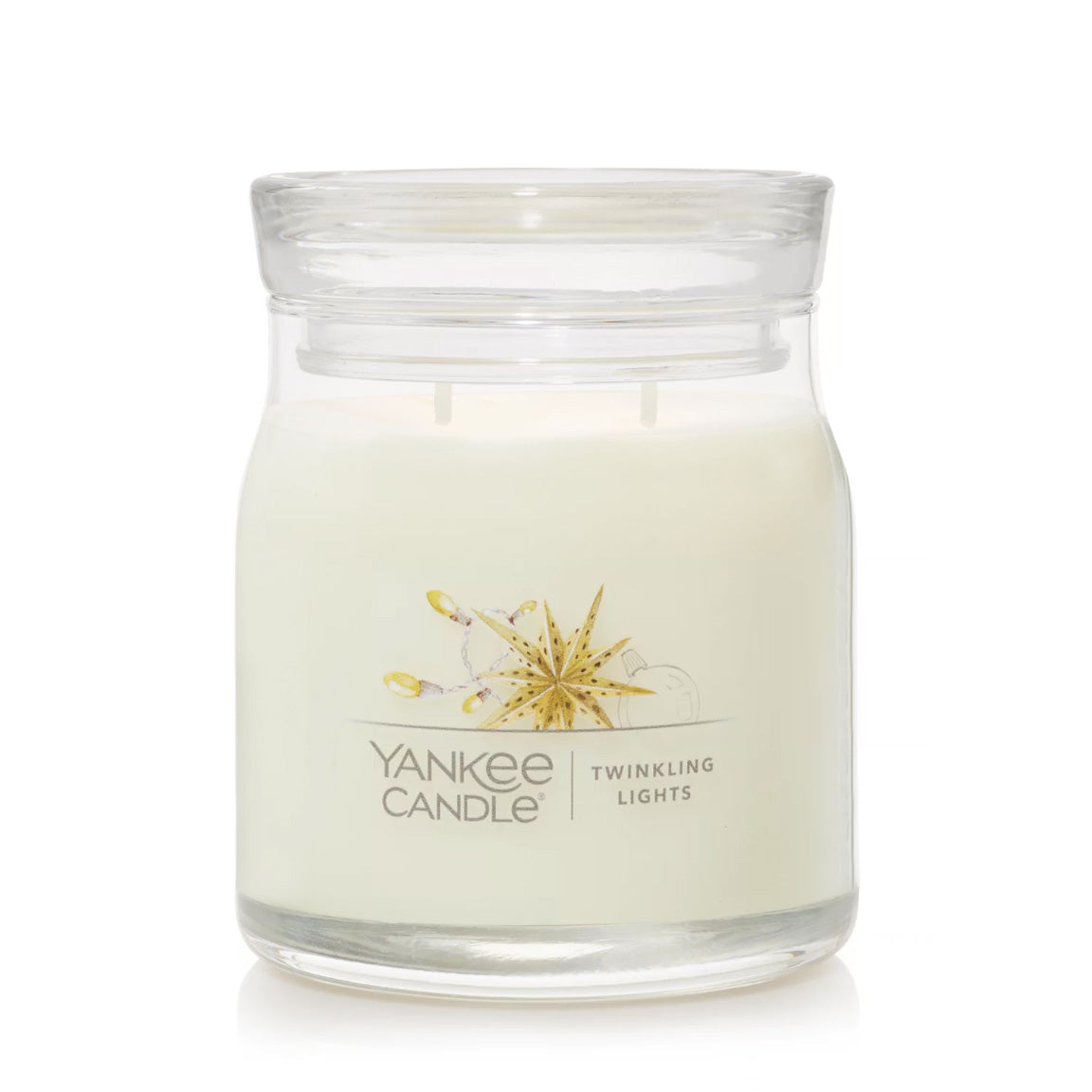 Yankee Candle Signature Medium Jar Candle, 2-wicks (13oz) - Twinkling Lights