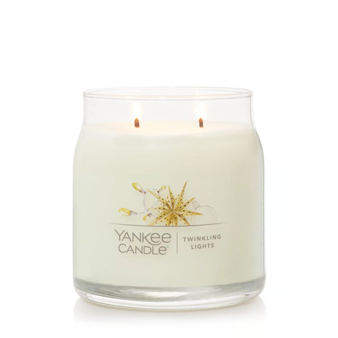 Yankee Candle Signature Medium Jar Candle, 2-wicks (13oz) - Twinkling Lights