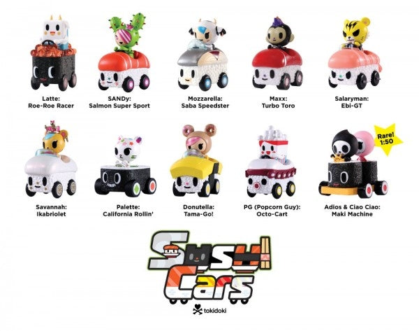 Tokidoki Sushi Cars Blind Box