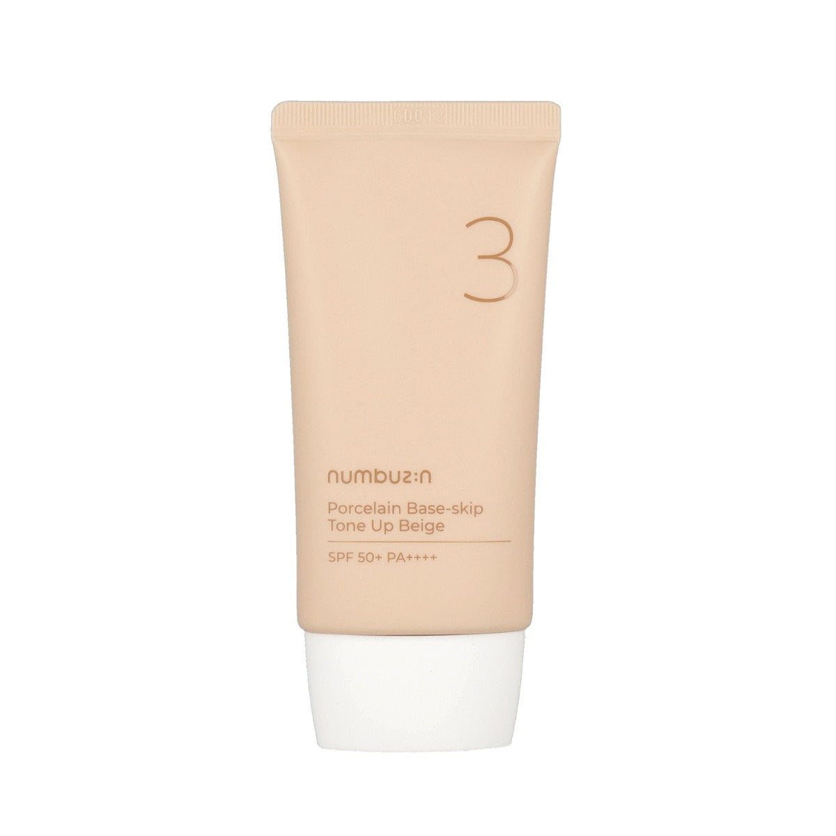 numbuzin No. 3 Porcelain Base-skip Tone Up Beige SPF50+ PA++++, 50ml (Exp 10/26)