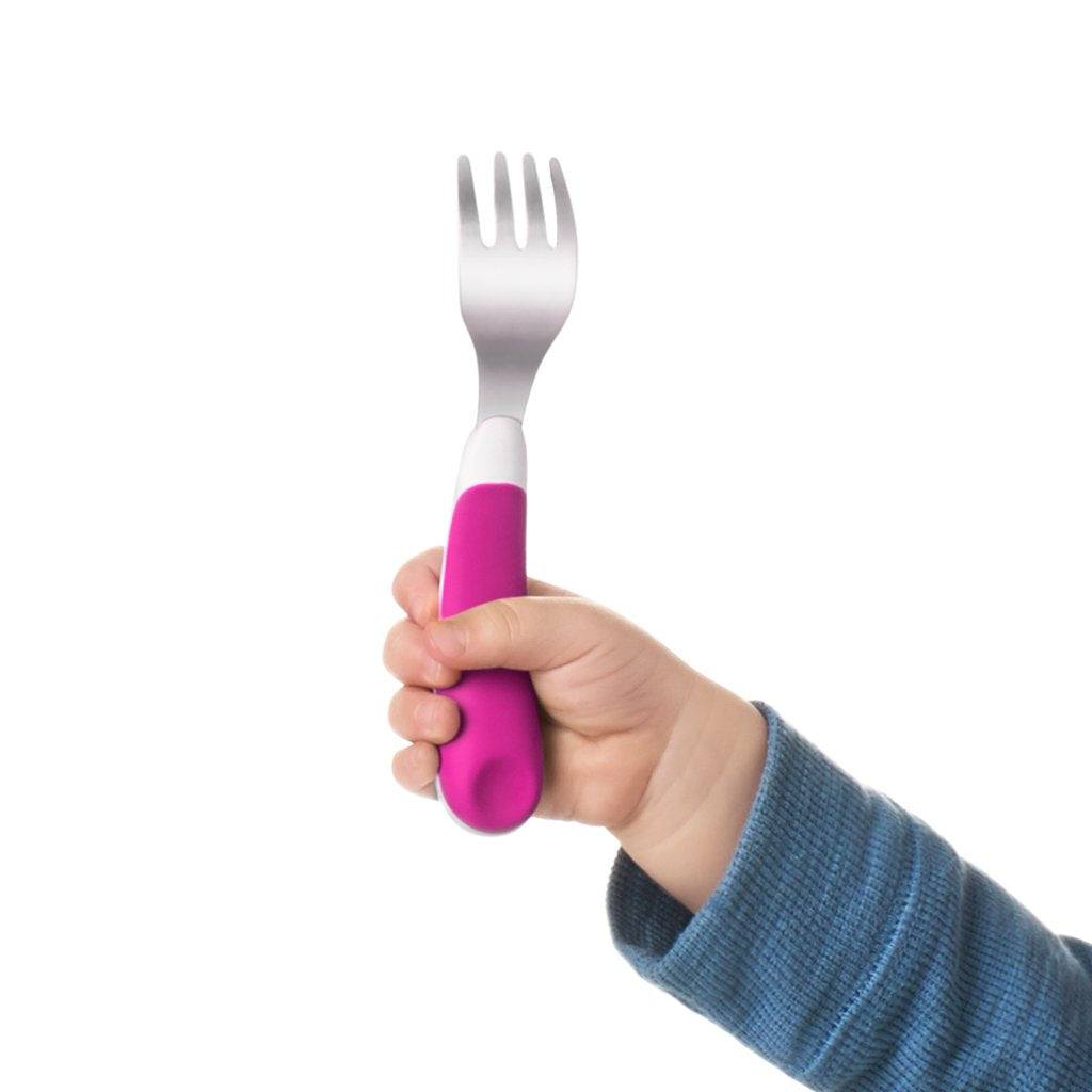 OXO Tot On-the-Go Fork and Spoon Set with Travel Case (7 Designs) - Pupsik Singapore