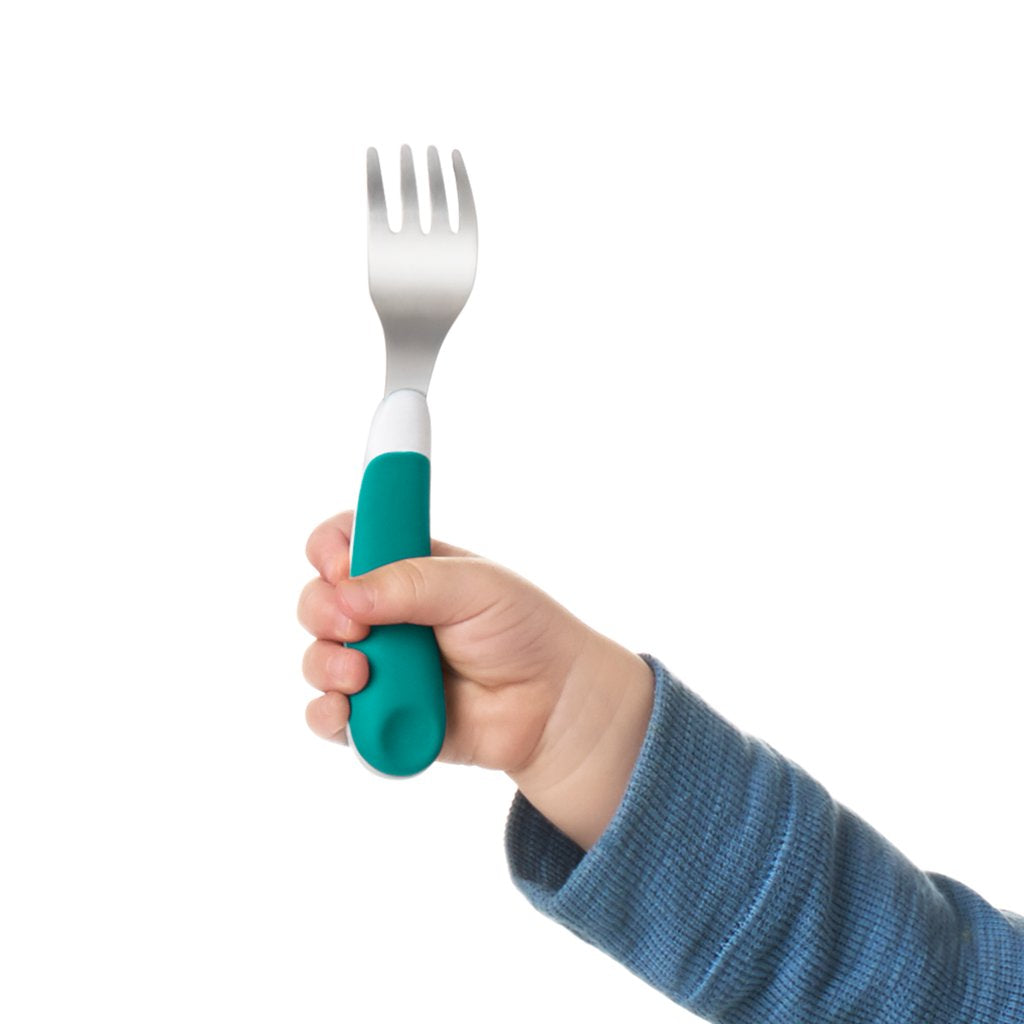 OXO Tot On-the-Go Fork and Spoon Set with Travel Case (7 Designs) - Pupsik Singapore