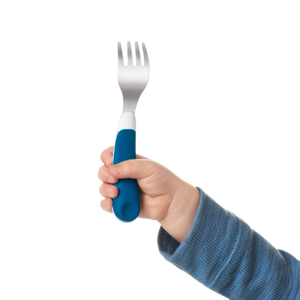 OXO Tot On-the-Go Fork and Spoon Set with Travel Case (7 Designs) - Pupsik Singapore