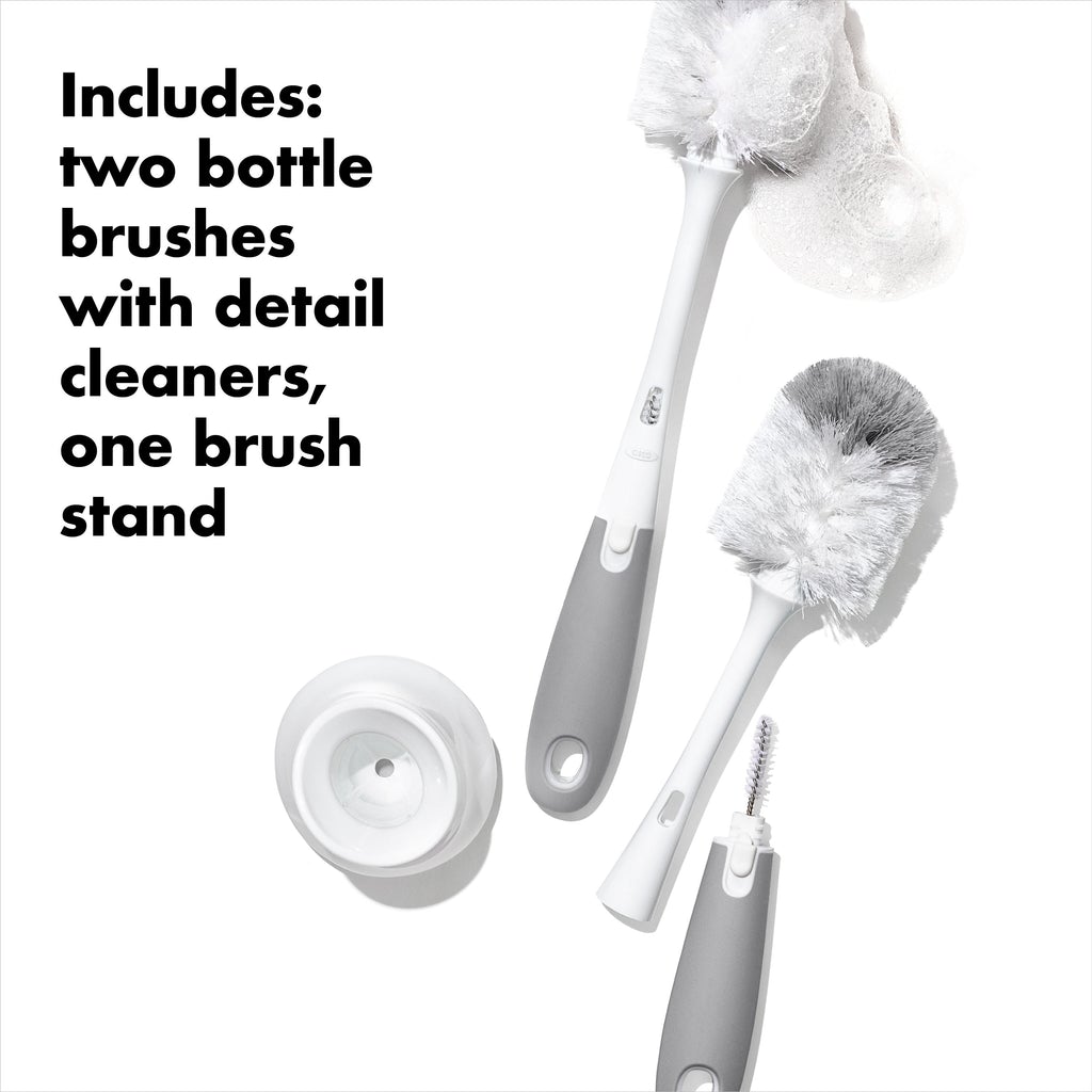 OXO Tot Bottle Brush Bundle Set - Grey