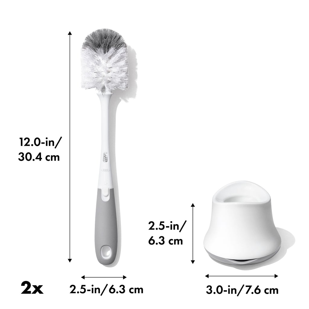 OXO Tot Bottle Brush Bundle Set - Grey