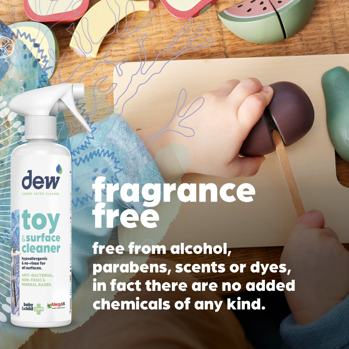 Dew Toy & Surface Sanitiser, 65ml (Exp 01/26)