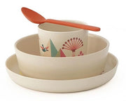 EKOBO Bamboo Kid Dish Set (6 Colours) - Pupsik Singapore