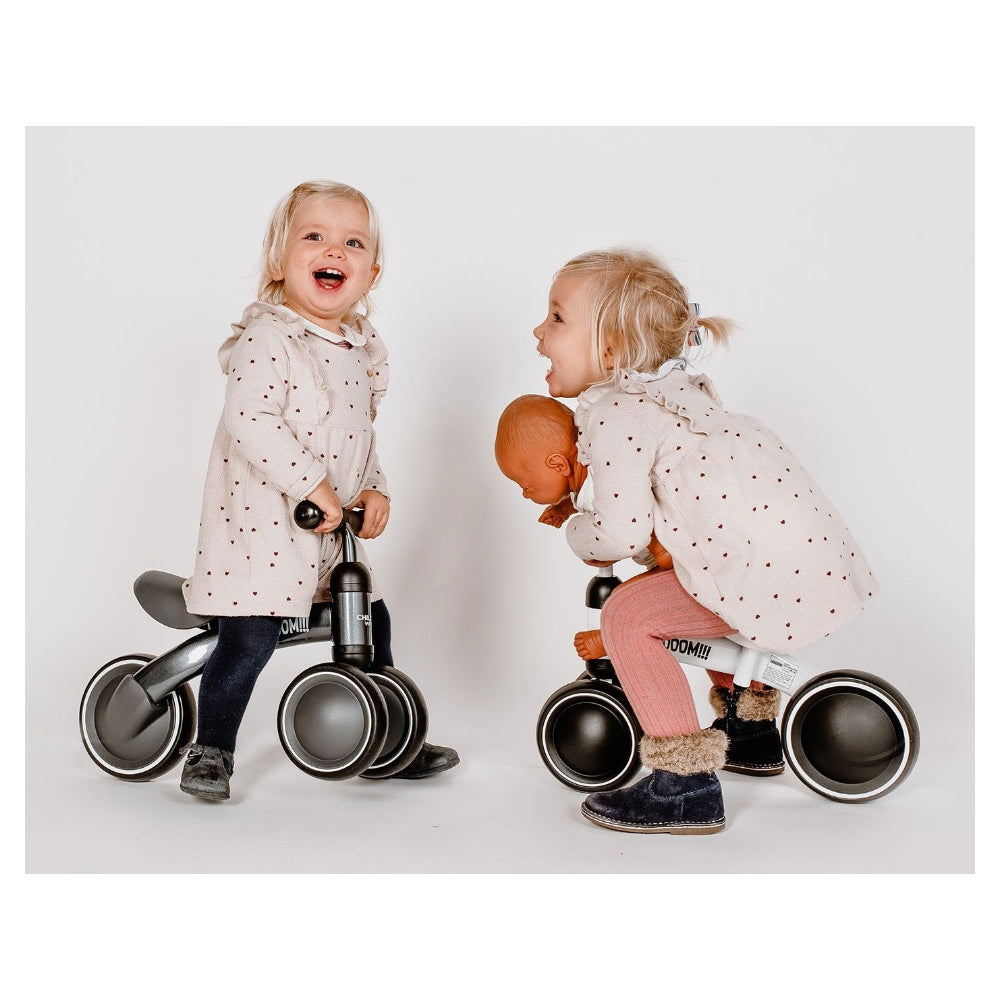 Childhome Toddler Balance Vroom Bike, Metal Grey