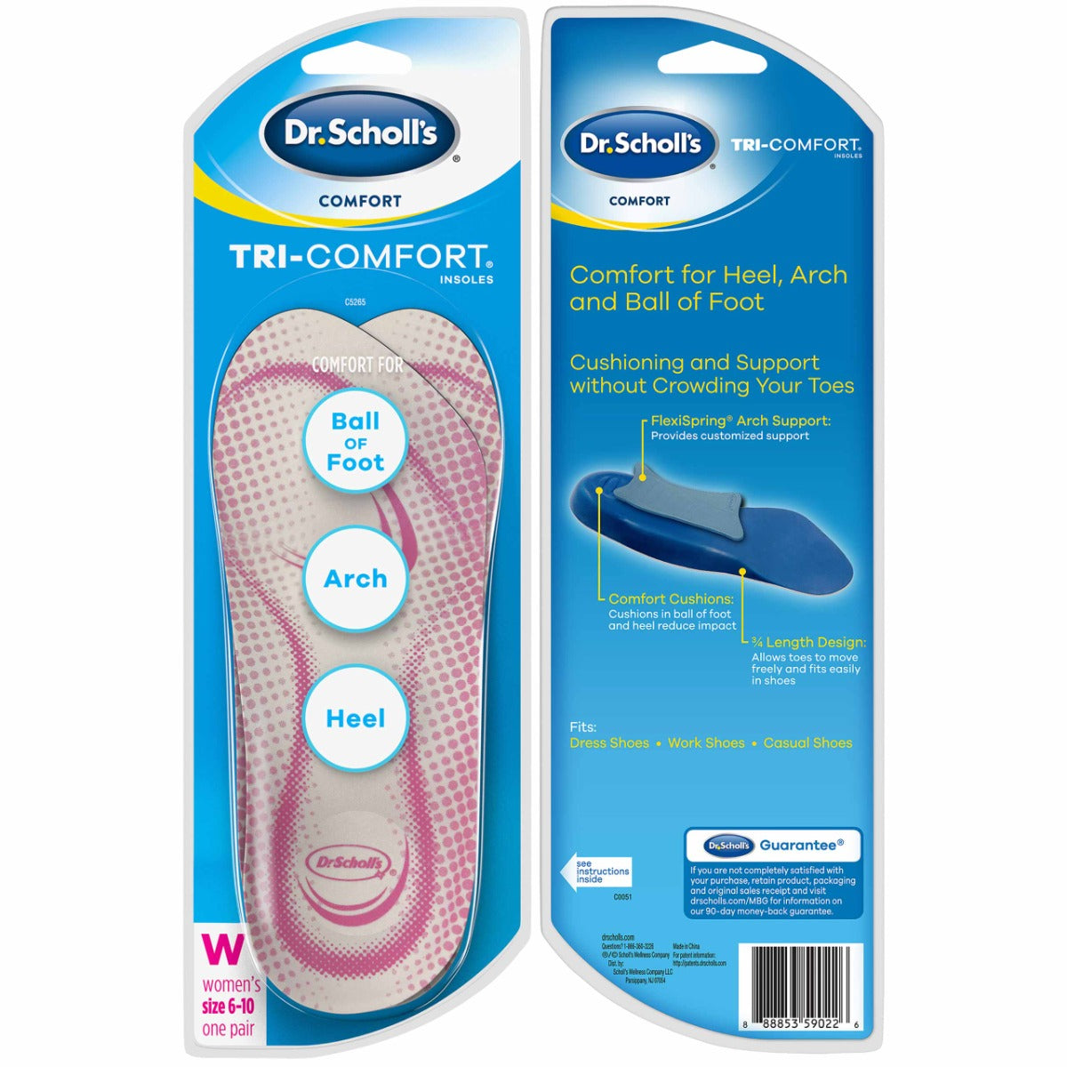 Dr Scholl's Tri-Comfort Insoles - Women's