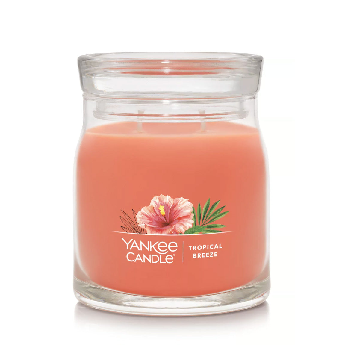Yankee Candle Signature Medium Jar Candle, 2-wicks (13oz) - Tropical Breeze