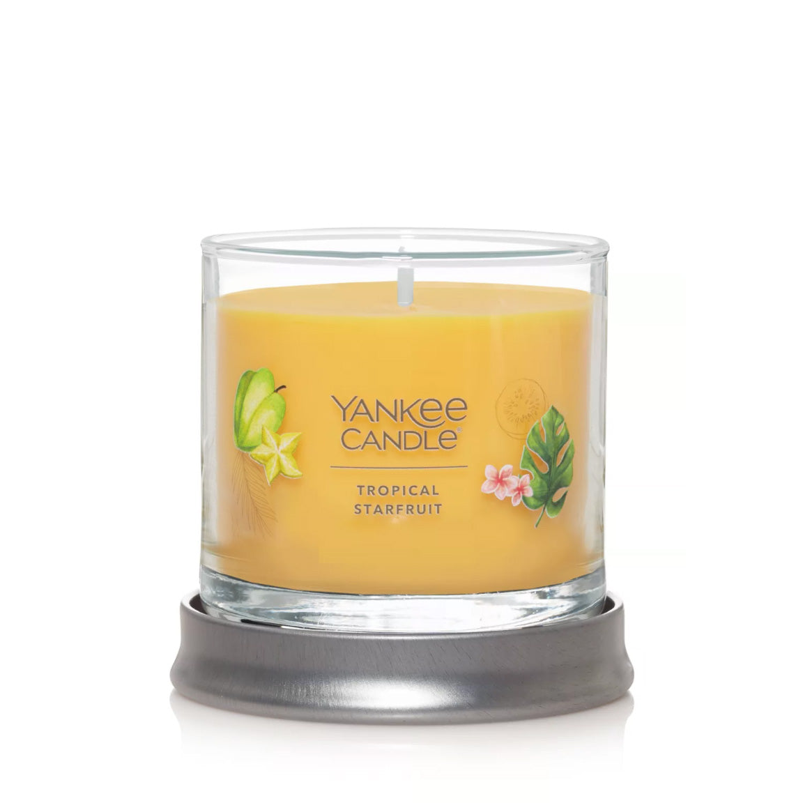 Yankee Candle Signature Small Tumbler Candle, 1- Wick (4.3oz) - Tropical Starfruit