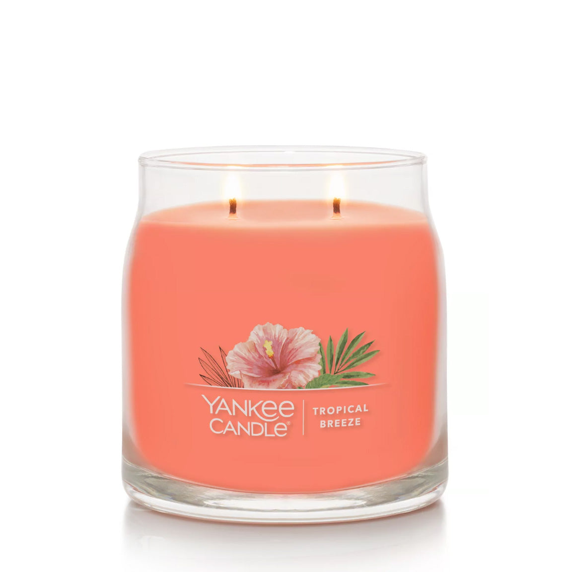 Yankee Candle Signature Medium Jar Candle, 2-wicks (13oz) - Tropical Breeze