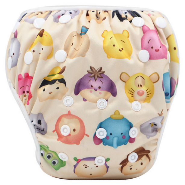Pupsik Adjustable Snap Swim Diaper (35 Designs) - Pupsik Singapore