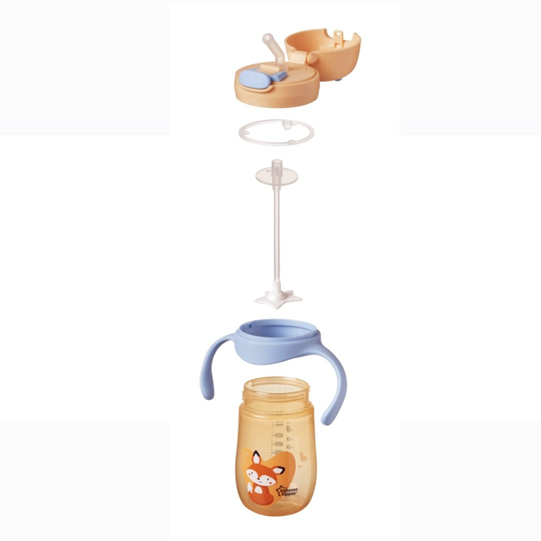Tommee Tippee Weighted Straw Handle Cup (240ml) - Fox