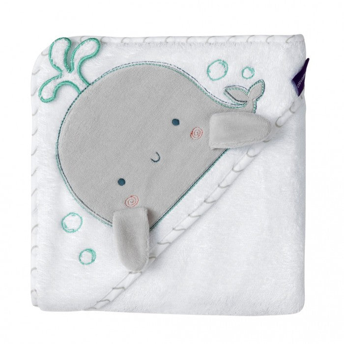 Clevamama Bamboo Apron Baby Bath Towel  (3 Designs) - Pupsik Singapore