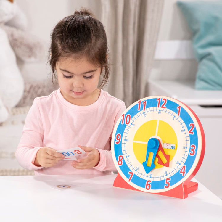 Melissa & Doug Turn & Tell Wooden Clock