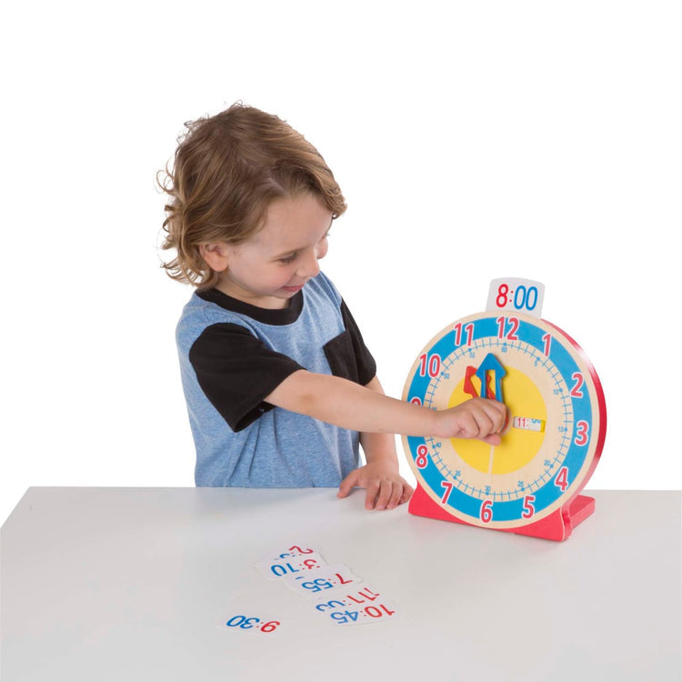 Melissa & Doug Turn & Tell Wooden Clock