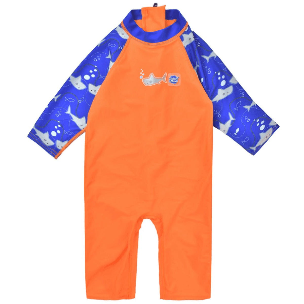 Splash About Toddler 3/4 length UV Sunsuit - Shark Orange (1 Size)
