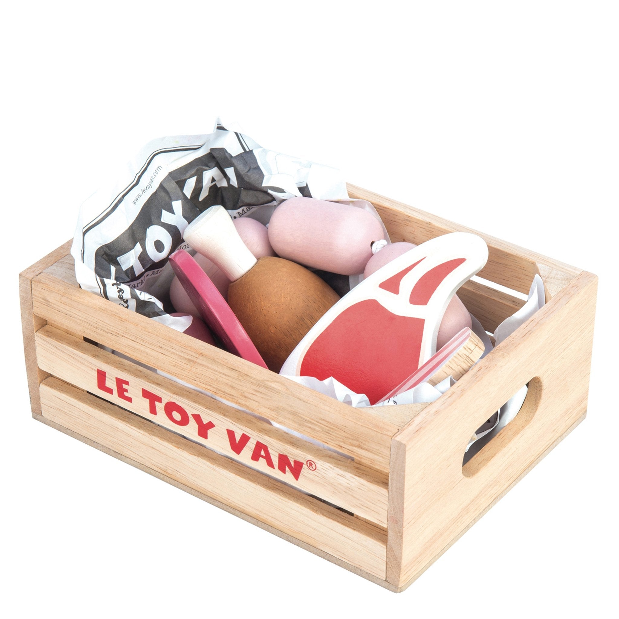 Le Toy Van Market Meat Crate Toy