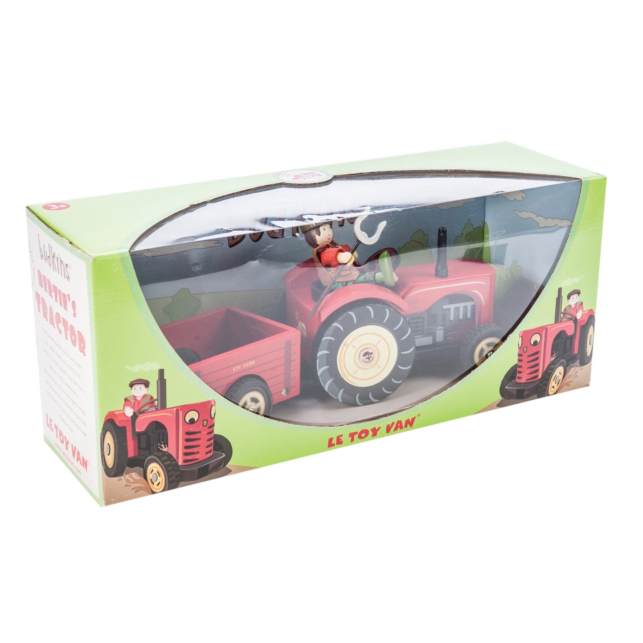 Le Toy Van Red Wooden Tractor