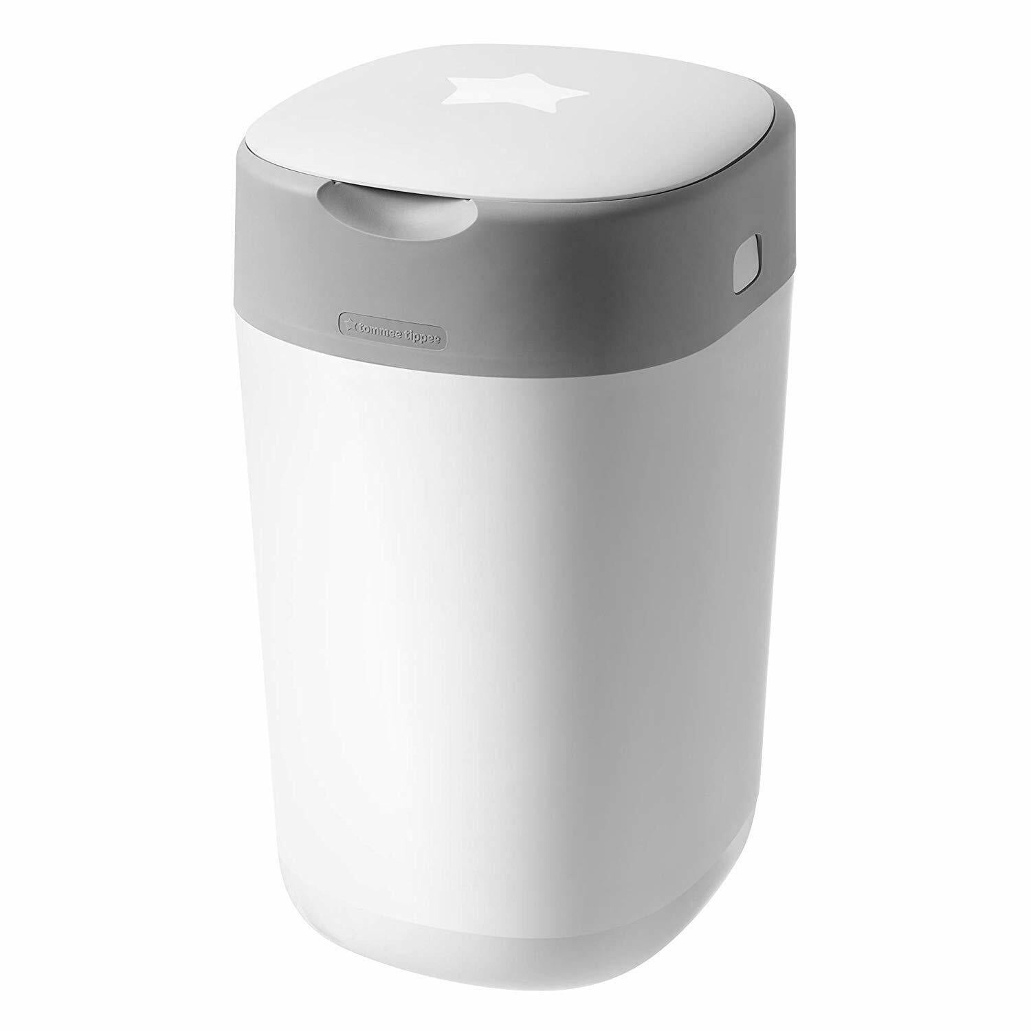 Tommee Tippee Sangenic Twist & Click Advanced Diaper Disposal Bin (6 casettes) - White