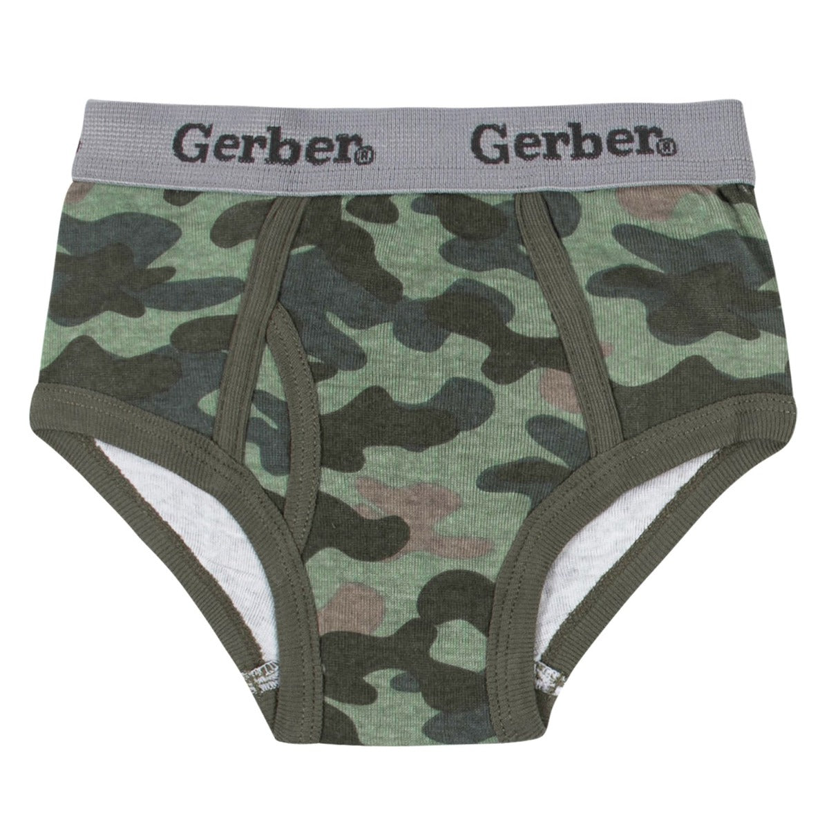 Gerber Toddler Boys Briefs, 7pk - Camo (2 Sizes)