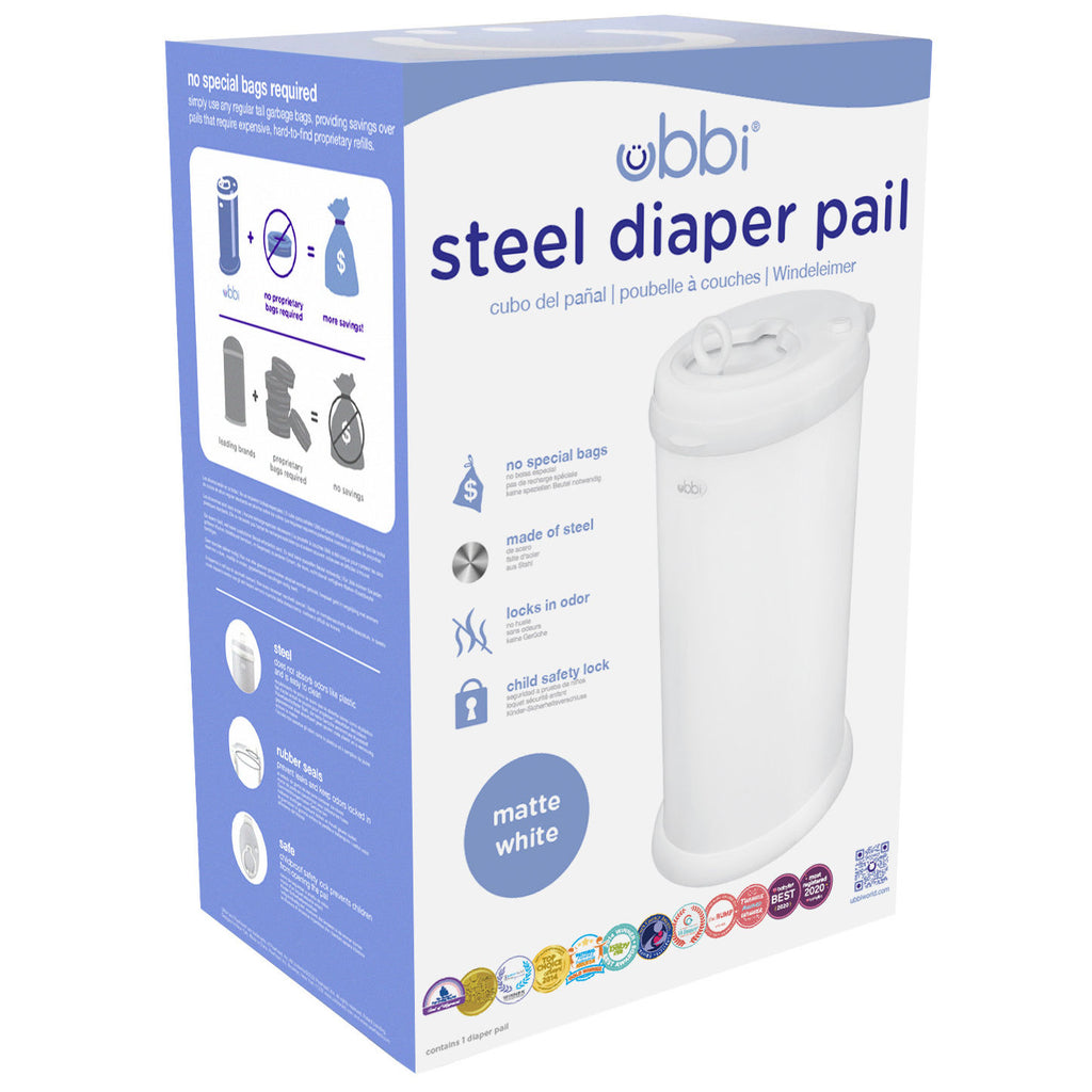 Ubbi Diaper Pail (4 Colors) - Pupsik Singapore