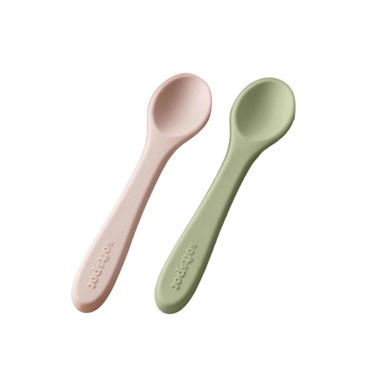 Soft Spot Baby Spoons, 2pk (3 Designs) - Pupsik Singapore
