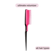 Tangle Teezer The Ultimate Volumizer Back-Combing Hairbrush - Black Pink