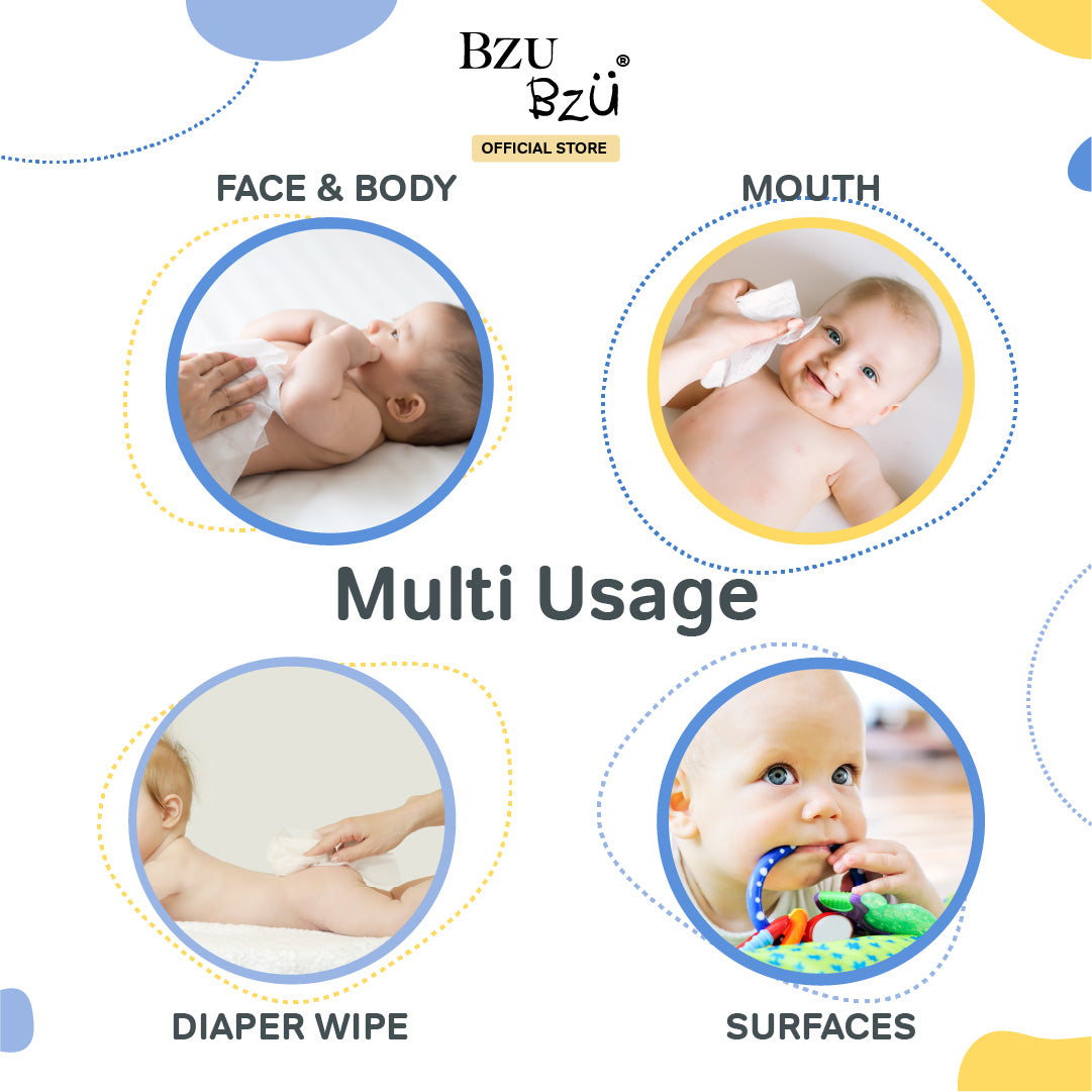 BZU BZU Ultra Gentle Fragrance-Free Baby Wet Wipes, 2 x 80s (Exp 07/27)