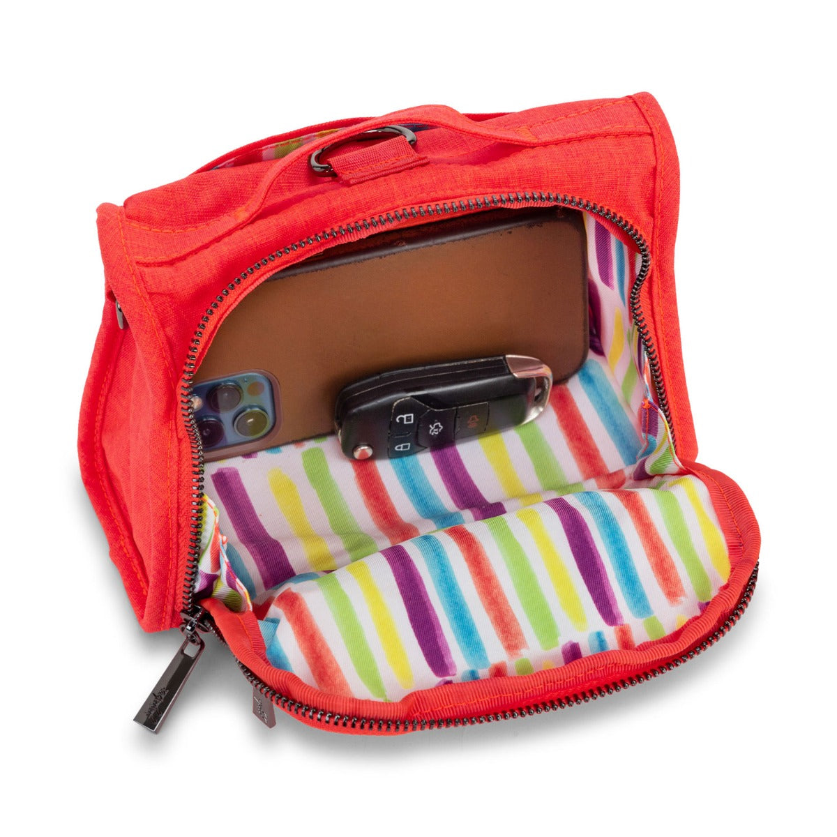 Jujube Mini B.F.F. Chromatics Fluorescent Bag - Neon Coral