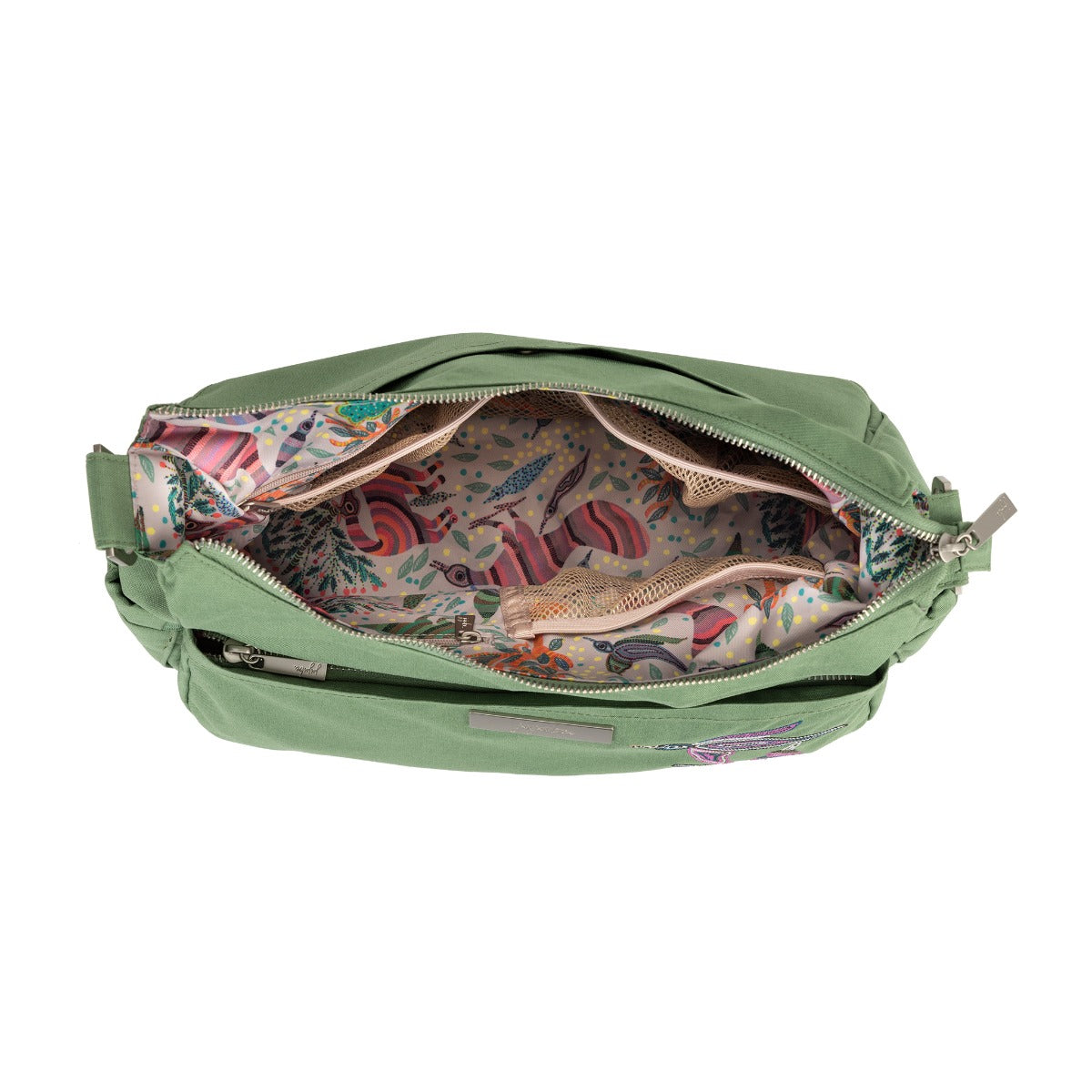 Jujube x Roots Studio Hobobe Diaper Bag - Embroidered Jade