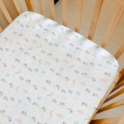 A, Apple Pie Bamboo Fitted Crib Sheets, 120 x 60 / 70 x 140cm (3 Designs)