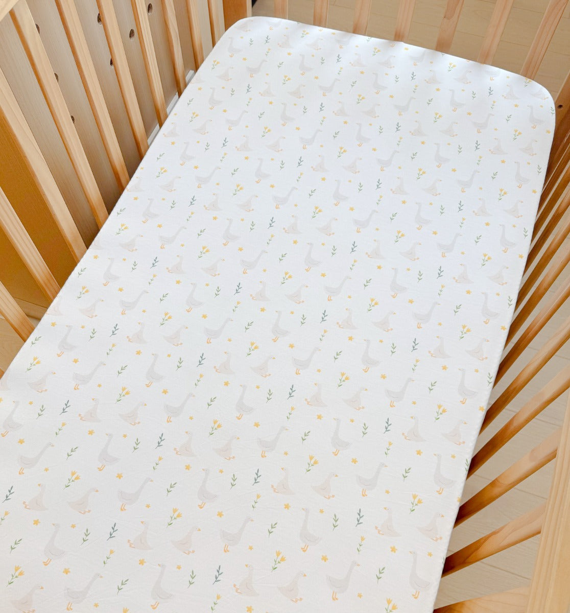 A, Apple Pie Bamboo Fitted Crib Sheets, 120 x 60 / 70 x 140cm (3 Designs) - Pupsik Singapore
