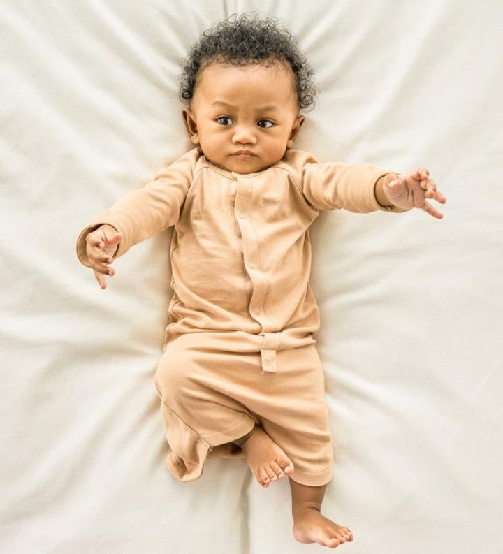 GoumiJamms Bamboo & Organic Cotton Pajamas - Sandstone (2 Sizes)