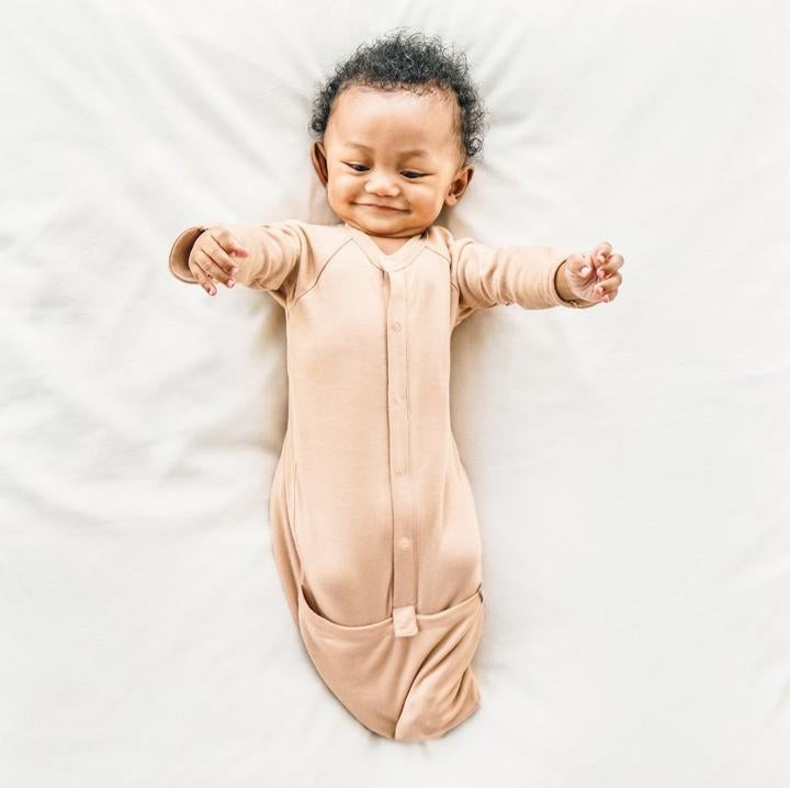GoumiJamms Bamboo & Organic Cotton Pajamas - Sandstone (2 Sizes)