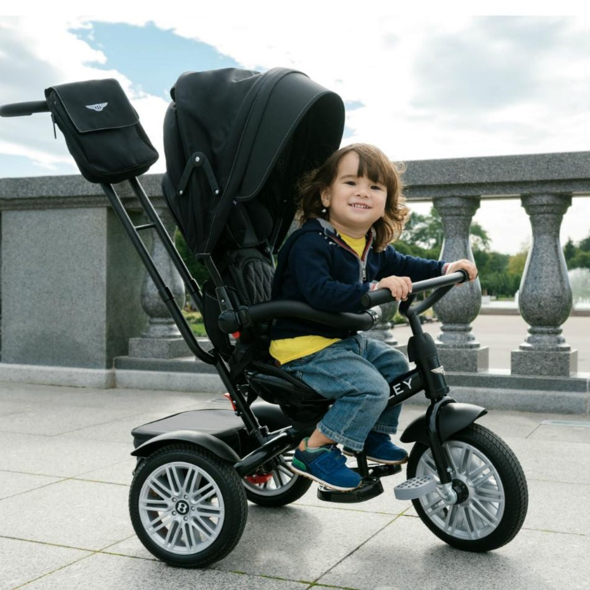 Bentley Babies 6 in 1 Stroller Trike - Onyx Black