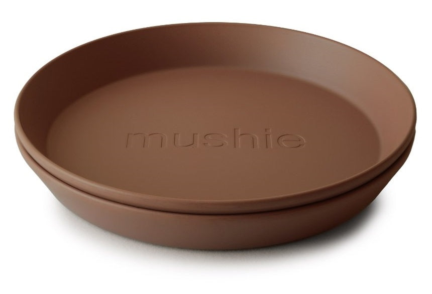 Mushie Round Dinner Plates (2pk) - 8 Colors - Pupsik Singapore