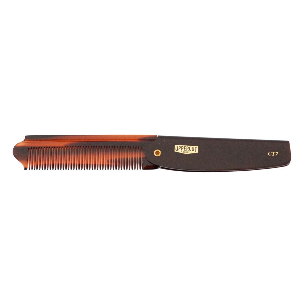 Uppercut Deluxe CT7 Tortoise Flip Comb for Men