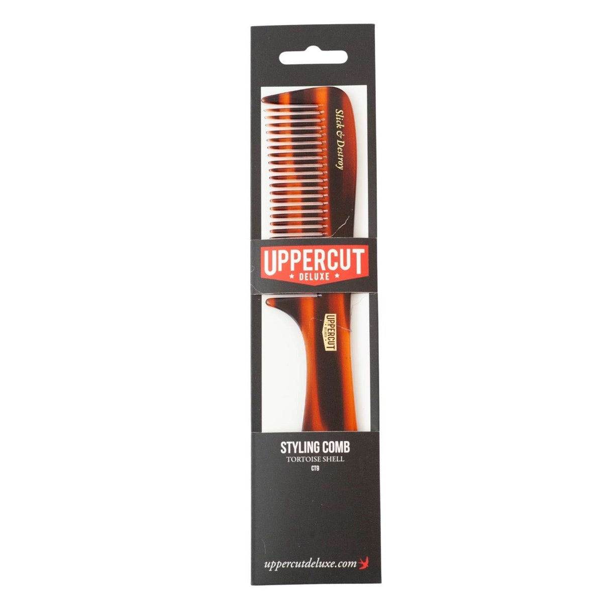 Uppercut Deluxe CT9 Tortoise Styling Comb for Men
