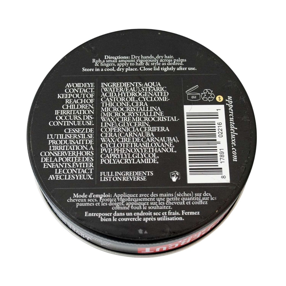 Uppercut Deluxe Easy Hold Hair Wax, 90g