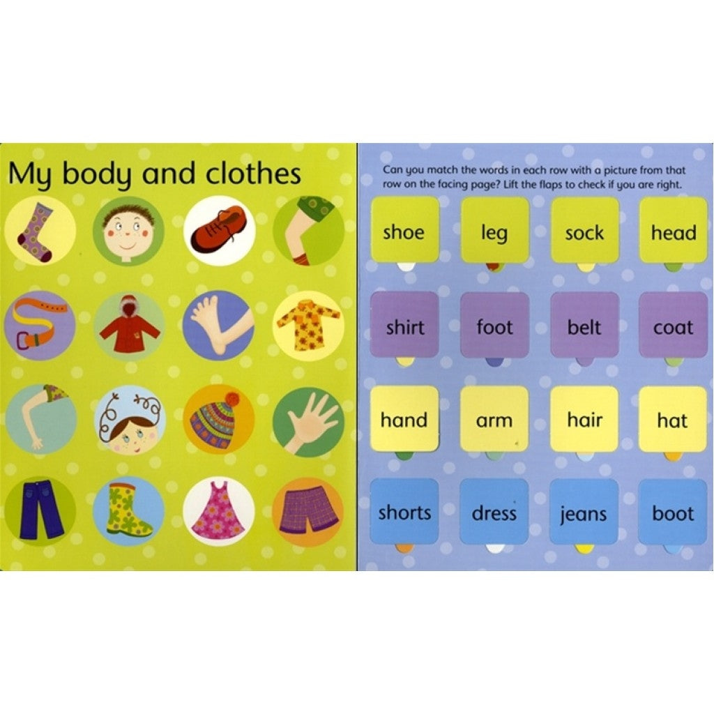 Usborne Lift-the-Flap Board Book Series - Age: 2+ (Multiple Titles)