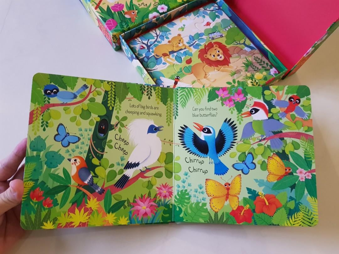 Usborne Book & 3 Jigsaws Box Set (5 Titles) - Pupsik Singapore