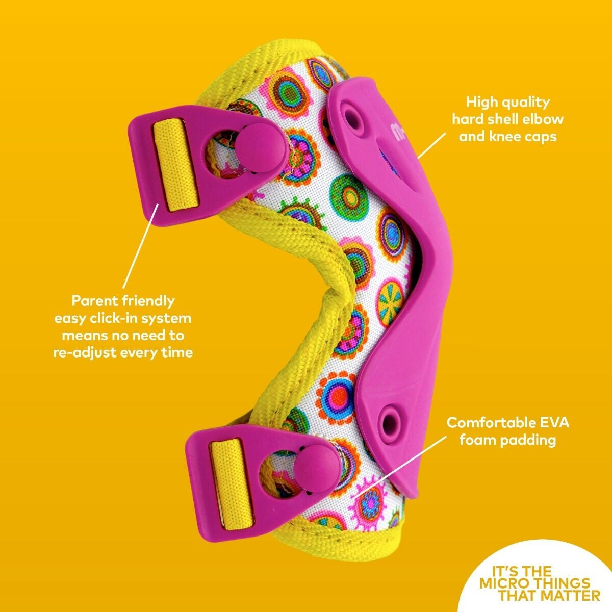 Micro Scooter Knee & Elbow Guards - S (5 Designs) - Pupsik Singapore
