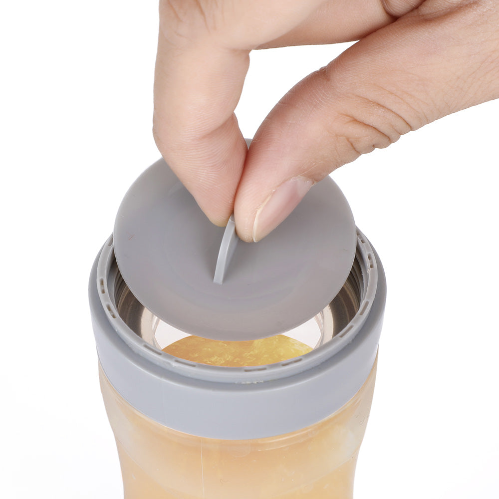 Haakaa Silicone Baby Food Dispensing Spoon, 120ml (2 Colors) - Pupsik Singapore
